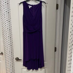 Suzi Chin for Maggy Boutique High Low Purple Dress